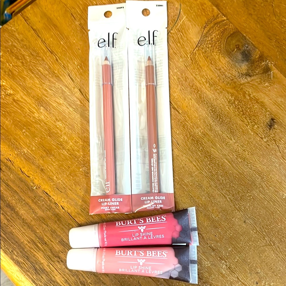 COPY - e.l.f. Lip Liner and Burt's Bees Lip Shine Set